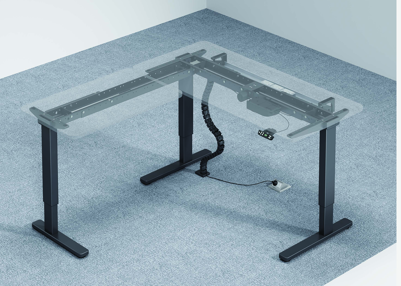 米克智能升降桌A06，上海智能升降桌，【尺寸 價格 圖片 品牌】