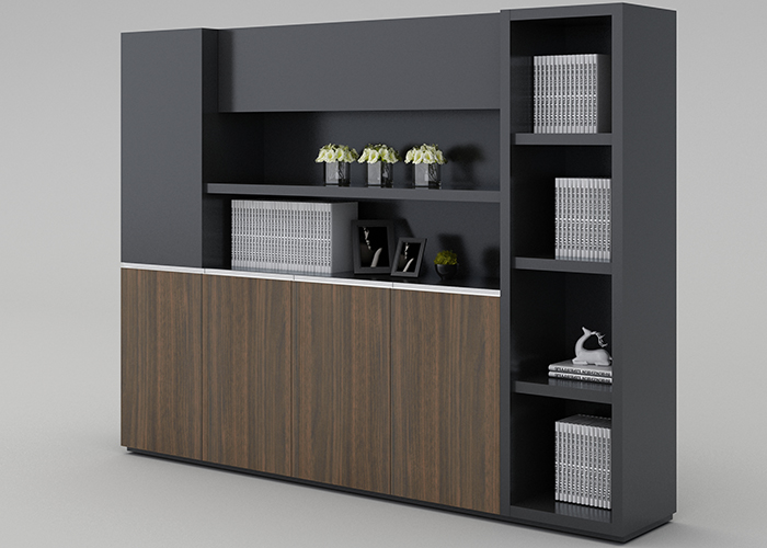 辦公桌椅人體工學(xué)設(shè)計—職員辦公桌置物架